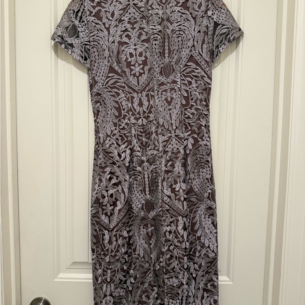 Js Collections Womens Embroidered Sheath Dress